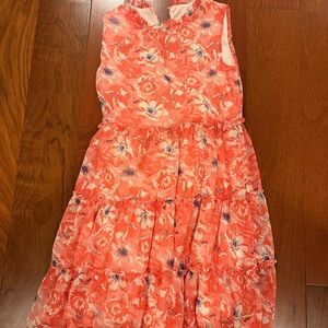 Floral Pink Kids Dress